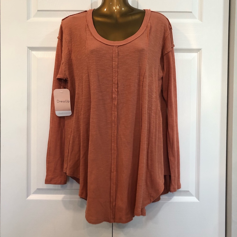 NWT DressUp Rust/ Coral Tunic